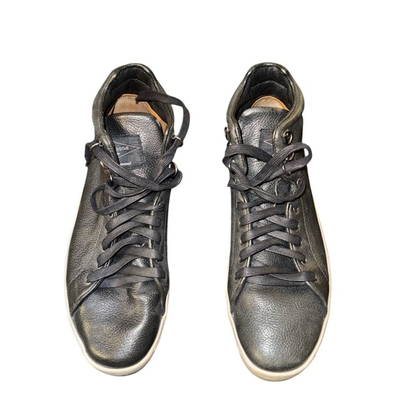 Rag & Bone Black Leather Sneakers - Picture 3 of 7